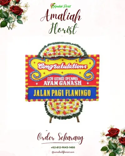 Bunga Papan Congratulation di Kalisemut
